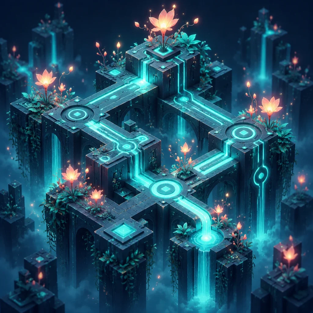 Circuit Bloom — original game artwork